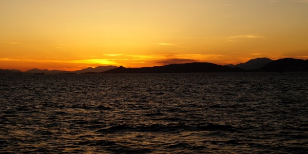 Sunset on the Saronic Gulf