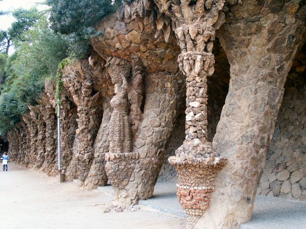 Columns at Parc Guell