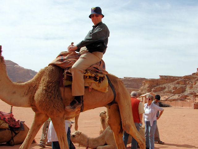 Bob on a camel