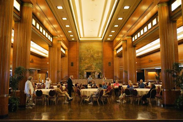 First class dining room