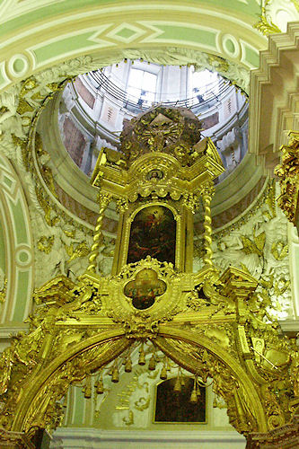 Inside Peter and Paul Cathedral