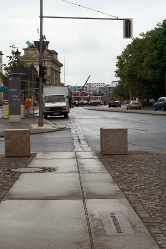 Line of Berlin Wall