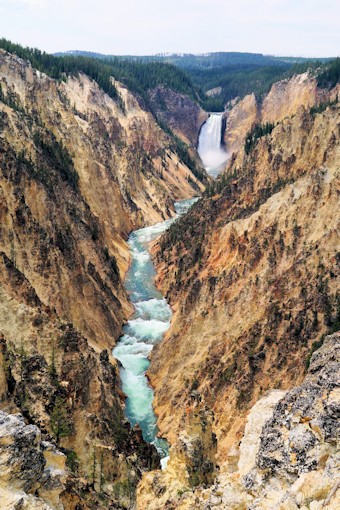 Lower Falls on the Yellowstone